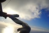 Hang gliding in Famara